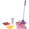 imageLeapFrog Clean Sweep Learning Caddy Kids Mop and Broom Cleaning Toy Set for Ages 35 PinkPink