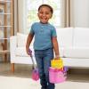 imageLeapFrog Clean Sweep Learning Caddy Kids Mop and Broom Cleaning Toy Set for Ages 35 PinkPink