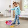 imageLeapFrog Clean Sweep Learning Caddy Kids Mop and Broom Cleaning Toy Set for Ages 35 PinkPink