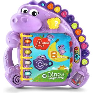 imageLeapFrog Dinos Delightful Day Alphabet Book GreenPurple