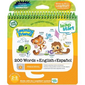 imageLeapFrog LeapStart Bluey Fun and GamesLearning Friends 200 Words in English  Espaol