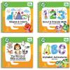 imageLeapFrog LeapStart Preschool 4in1 Activity Book Bundle with ABC Shapes ampamp Colors Math AnimalsLeapFrog LeapStart